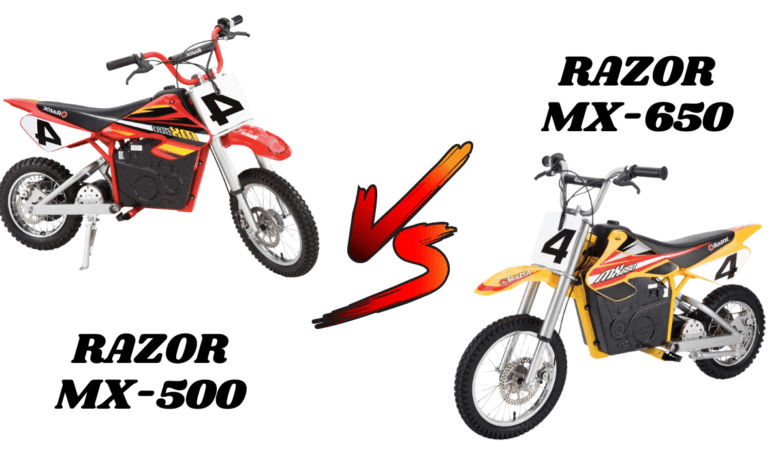 Razor MX500 vs MX650