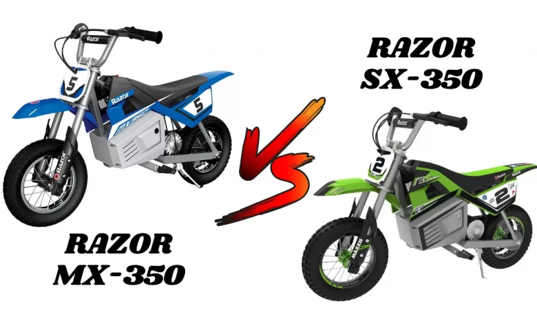 Razor MX350 vs SX350