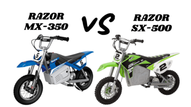 Razor MX350 vs SX500