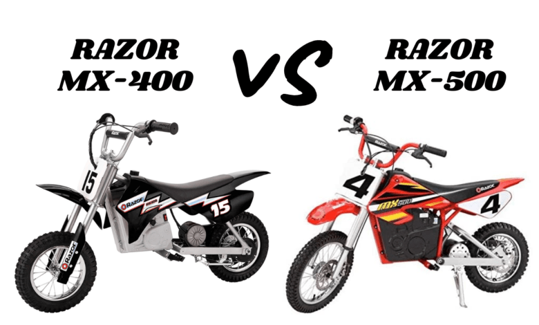 Razor MX400 vs MX500