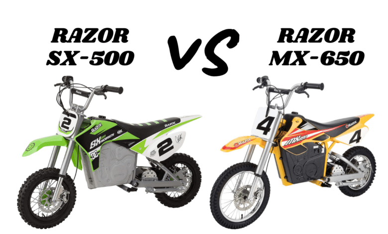 Razor SX500 vs MX650